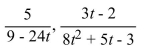 Write the word or phrase that best completes each statement or answers the question. Find the least common denominator (LCD).  <div style=padding-top: 35px> 