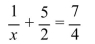 Write the word or phrase that best completes each statement or answers the question. Solve the rational equation.  <div style=padding-top: 35px> 