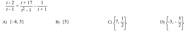 Solve the rational equation.  <div style=padding-top: 35px> 