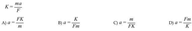 Solve for a.  <div style=padding-top: 35px> 