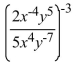 Write the word or phrase that best completes each statement or answers the question. Simplify the expression. Write your answer with positive exponents only.