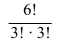 <strong>Evaluate the expression. </strong> A) 6 B) 20 C) 23 D) 1