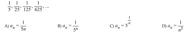 Find a formula for the nth term of the sequence.
