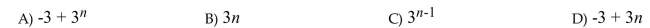 Write the nth term of the arithmetic sequence. 0, 3, 6, 9, 12