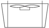 <strong>Which of the following is the symbol for an induced draft cross flow tower?</strong> A) B) C) D)