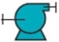 <strong>Which of the following is the symbol for a rotary compressor?</strong> A) B) C) D)
