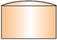 <strong>Which of the following is the symbol for a hemispheroid?</strong> A) B) C) D)