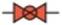 <strong>Which of the following is the symbol for a gate valve?</strong> A) B) C) D)