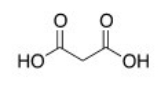 <strong>What is the common name of the following compound? </strong> A)Propanedioic acid B)1,3-Propanedicarboxylic acid C)Malonic acid D)Succinic acid