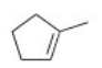 <strong>What is the IUPAC name for the following compound?  </strong> A)1-Methylcyclopentene B)2-Methyl-1-cyclopentene C)1-Methylene-1-methylcyclopentane D)1-Methylcyclohexene <div style=padding-top: 35px> 