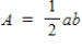 The density curve for a continuous random variable is shown below. Use this curve to find the following probabilities: a)P(x < 1)b)P(2 < x < 3)c)P(x is at least 3) You may use the following area formulas in your calculations: Area of a rectangle: A = lw Area of a trapezoid: Area of a right triangle: