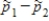 When constructing a confidence interval for the difference of two population proportions, the appropriate standard error of is .