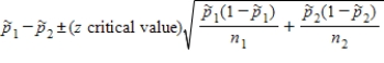 <strong>For which of the following sample sizes and values would it be appropriate to use to estimate a difference in population proportions? I. II. III. </strong> A)I only B)II only C)III only D)II and III only E)I, II, and III