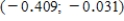 <strong>An article describes the results of an experiment. Students were randomly assigned to the two groups. One group was a control group of students who used source A while preparing for the test. Of the 54 students in this group, 31 passed the test. Those in the second group used source B while preparing for the test. Of the 48 students in the supplement group, 17 passed the test. Construct and interpret a 95% confidence interval for the difference in the proportion of students who passed the test using source A and the proportion of students who passed the test using source B.</strong> A)CI: ; Because both endpoints of the interval are negative, you would conclude that the proportion of students who passed the test using source B is greater than the proportion of students who passed the test using source A by somewhere between 0.139 and 0.301. B)CI: ; Because both endpoints of the interval are negative, you would conclude that the proportion of students who passed the test using source B is greater than the proportion of students who passed the test using source A by somewhere between 0.031 and 0.409. C)CI: ; Because 0 is included in the confidence interval, you can conclude that the proportion of students who passed the test using source A and the proportion of students who passed the test using source B could be equal. D)CI: ; Because both endpoints of the interval are positive, you would conclude that the proportion of students who passed the test using source A is greater than the proportion of students who passed the test using source B by somewhere between 0.031 and 0.409. E)CI: ; Because both endpoints of the interval are positive, you would conclude that the proportion of students who passed the test using source A is greater than the proportion of students who passed the test using source B by somewhere between 0.139 and 0.301.