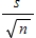 The standard error of p is .