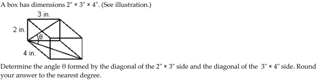 <strong>Solve the problem. </strong> A) 65° B) 50° C) 60° D) 62°