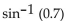 <strong>Use a calculator to find the value of the expression rounded to two decimal places. </strong> A) 44.43 B) 0.78 C) 45.57 D) 0.80