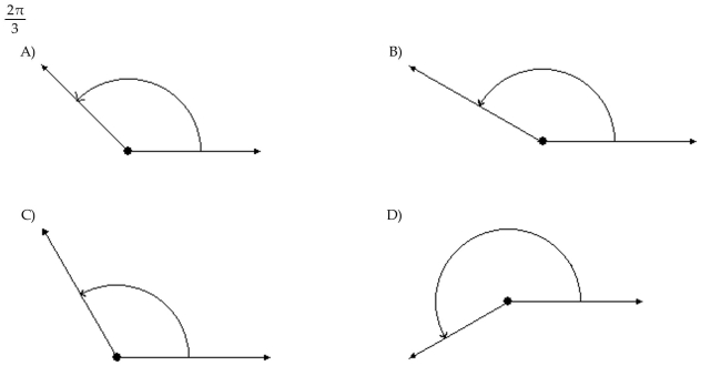 Draw the angle.