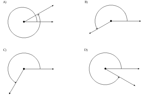 Draw the angle. 330°