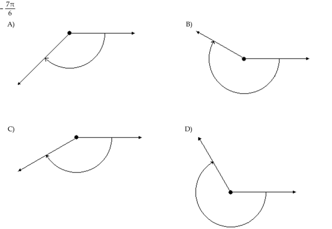 Draw the angle.