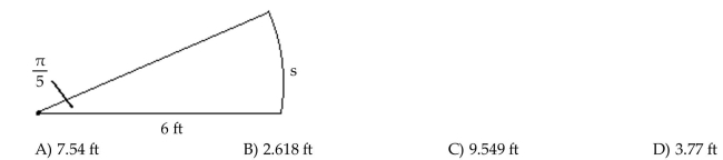 Find the length s. Round the answer to three decimal places.