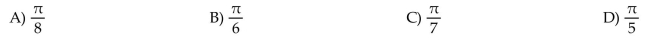 Convert the angle in degrees to radians. Express the answer as multiple of 30°