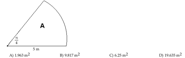 Find the area A. Round the answer to three decimal places.