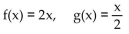 <strong>Decide whether the composite functions, f nd f, are equal to x. </strong> A) No, no B) No, yes C) Yes, no D) Yes, yes