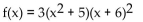 <strong>For the polynomial, list each real zero and its multiplicity. Determine whether the graph crosses or touches the x-axis at each x -intercept. </strong> A) -6, multiplicity 2, touches x-axis B) -5, multiplicity 1, touches x-axis; -6, multiplicity 2, crosses x-axis C) -6, multiplicity 2, crosses x-axis D) -5, multiplicity 1, crosses x-axis; -6, multiplicity 2, touches x-axis