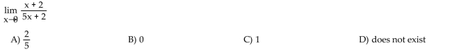 Use the TABLE feature of a graphing utility to find the limit.