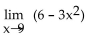 <strong>Find the limit algebraically. </strong> A) -48 B) -237 C) 249 D) -21