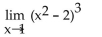 <strong>Find the limit algebraically. </strong> A) -3 B) -1 C) 3 D) 1