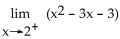 <strong>Find the one-sided limit. </strong> A) 13 B) -5 C) 1 D) 7