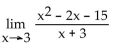 <strong>Find the one-sided limit. </strong> A) Does not exist B) 5 C) -8 D) 0