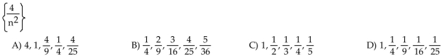Write out the first five terms of the sequence.