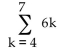 <strong>Find the sum of the sequence. </strong> A) 132 B) 90 C) 42 D) 66