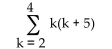 <strong>Find the sum of the sequence. </strong> A) 74 B) 80 C) 33 D) 50