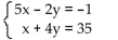 <strong>Solve the system of equations by using substitution. </strong> A) x = 3, y = 9 B) x = 2, y = 9 C) x = 3, y = 8 D) x = 2, y = 8