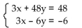 <strong>Use the elimination method to solve the system. </strong> A) x = 0, y = 1 B) x = 1, y = 1 C) x = 0, y = 0 D) x = 1, y = 0