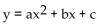 Write the word or phrase that best completes each statement or answers the question. Find real numbers a, b, and c such that the graph of the function c contains the points (1, 1), (2, 4), and (-3, 29).