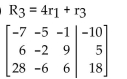 Perform the row operation(s) on the given augmented matrix.