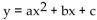 Solve the problem using matrices. Find real numbers a, b, and c such that the graph of the function c contains the points (-2, -4), (1, -1), and (3, -19).