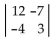 <strong>Find the value of the determinant. </strong> A) 4 B) 8 C) 64 D) -8
