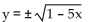 <strong>Determine whether the equation defines y as a function of x. </strong> A) function B) not a function