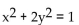 <strong>Determine whether the equation defines y as a function of x. </strong> A) function B) not a function