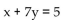 <strong>Determine whether the equation defines y as a function of x. </strong> A) function B) not a function