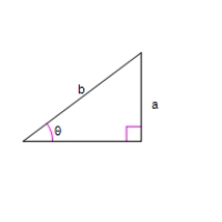 <strong>Use an inverse trigonometric function to write \theta as a function of x. A = x + 6 B = 2 </strong> A) \theta = \arctan \frac { x + 6 } { 2 } B) \theta = \arcsin \frac { 2 } { x + 6 } C) \theta = \operatorname { arccot } \frac { x + 6 } { 2 } D) \theta = \arccos \frac { x + 6 } { 2 } E) \theta = \arcsin \frac { x + 6 } { 2 }