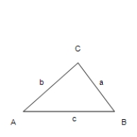 Use the law of Cosines to solve the given triangle.Round your answer to two decimal places.   ​ a = 8, b = 10, c = 14 ​