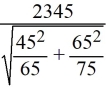 <strong>Suppose you wanted to determine if you should reject the null hypothesis that running a playing fast tempo (as opposed to slow) music in your store has no effect on sales. On 65 randomly selected days with fast tempo music on the average store sales is $2,345 with a sample standard deviation of 45, while on 75 randomly selected days with slow tempo music on the average store sales is $2,555, with a sample standard deviation of 65. What would be the proper t-stat for this hypothesis test?</strong> A) B) C) D)