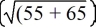 <strong>Suppose you want to build a 90% confidence interval for the ATE when the average outcome for the treated (55 subjects) is 12, with a sample standard deviation of 4, while the average outcome for the control (65 subjects) is 10, with a sample standard deviation of 6. Which of the following would be the proper confidence interval?</strong> A) 0 ± 1.96 B) 0 ± 1.65 C) 2 ± 1.65 D) 0 ± 1.96